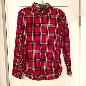 Gitman Vintage plaid long sleeve shirt.